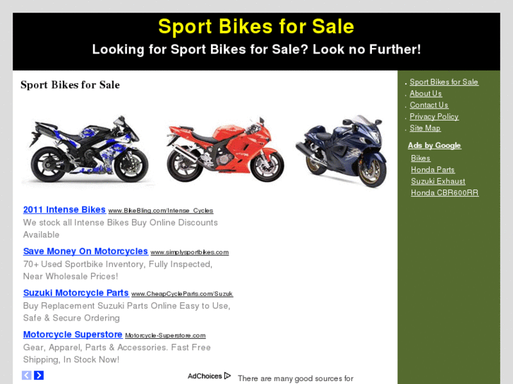 www.sportbikesforsale.net