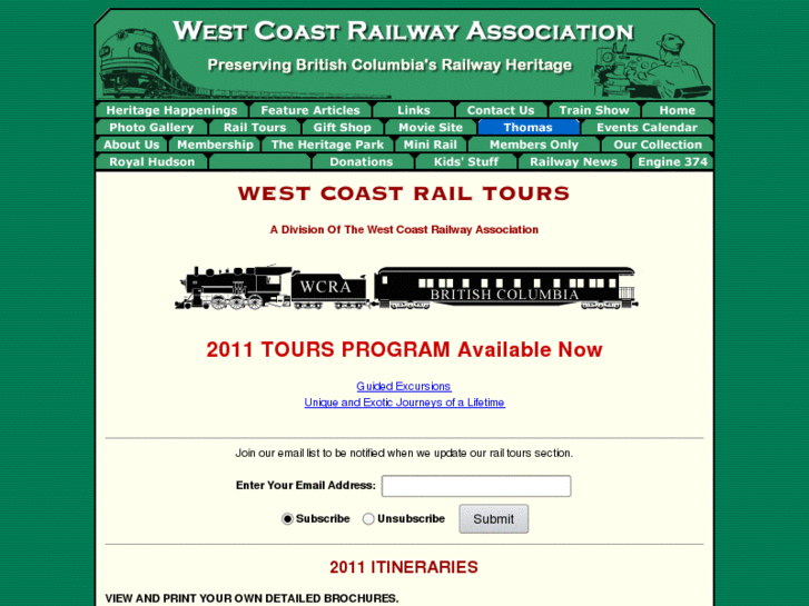 www.westcoastrailtours.com