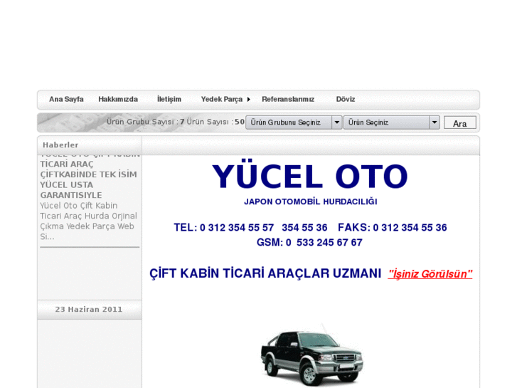 www.yucelotoyedekparca.com