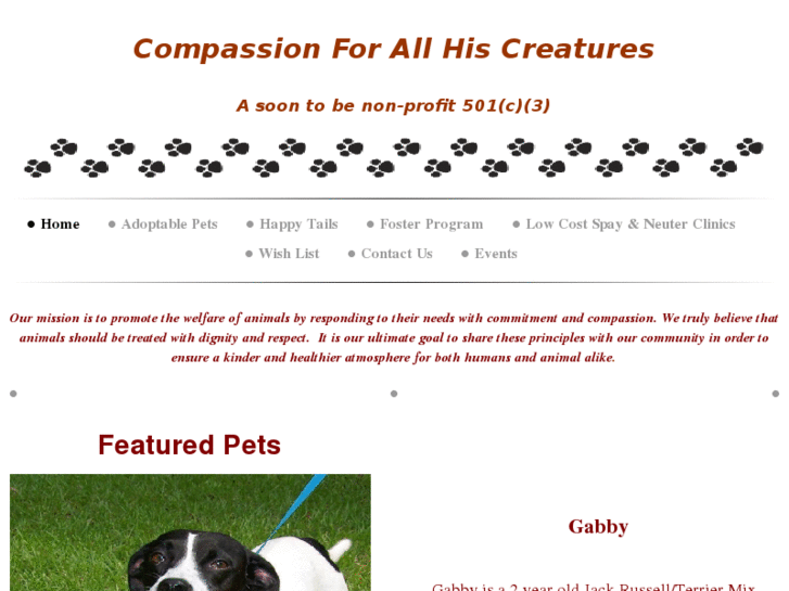 www.allhiscreatures.org