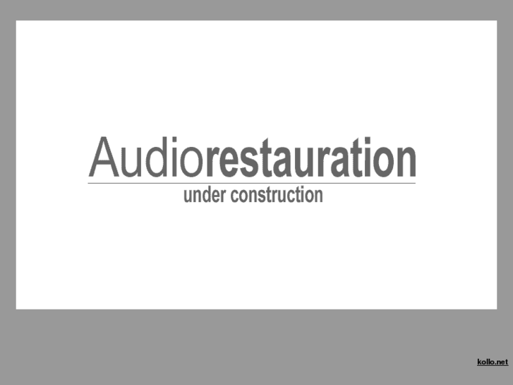 www.audiorestauration.net