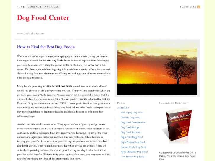 www.dogfoodcenter.com
