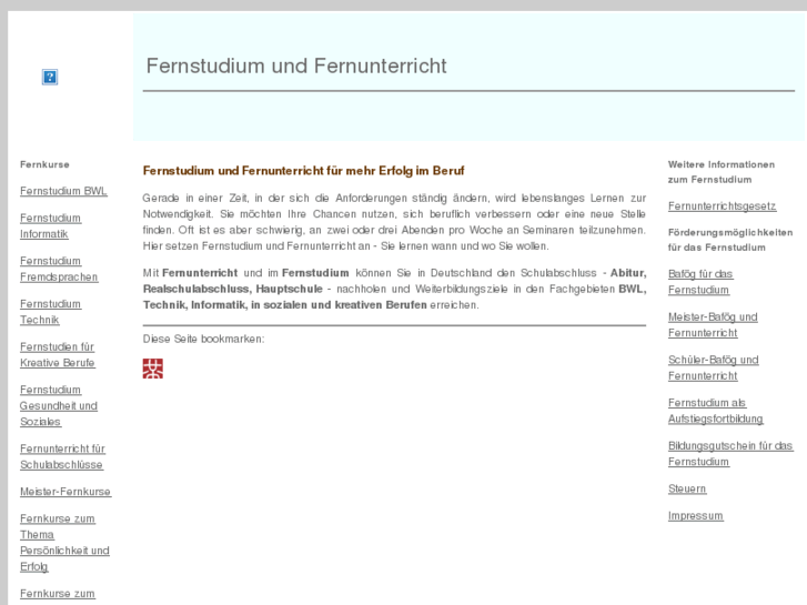 www.fernstudium-fernunterricht.de