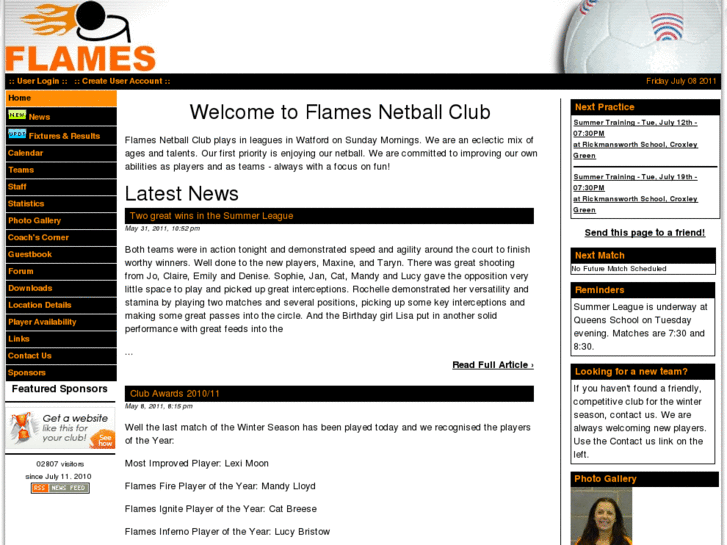 www.flamesnetballclub.com