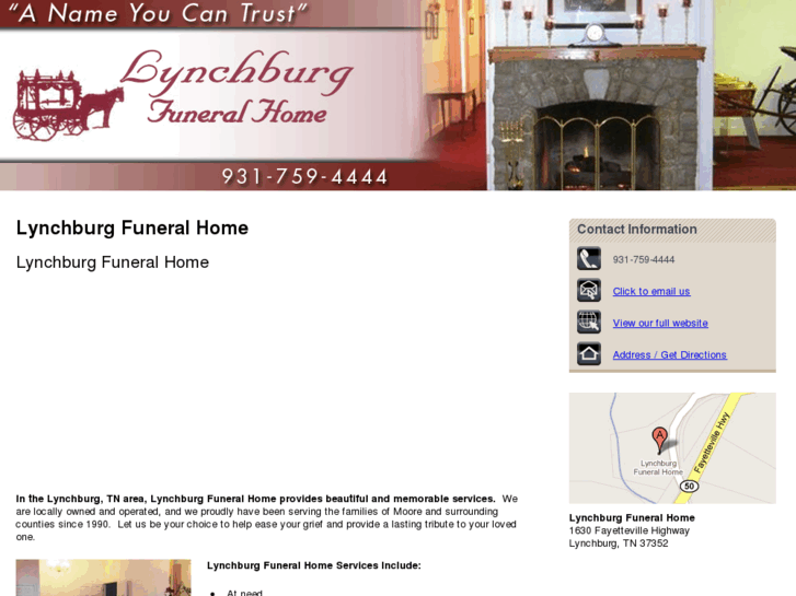 www.lynchburgtnfuneralhome.com