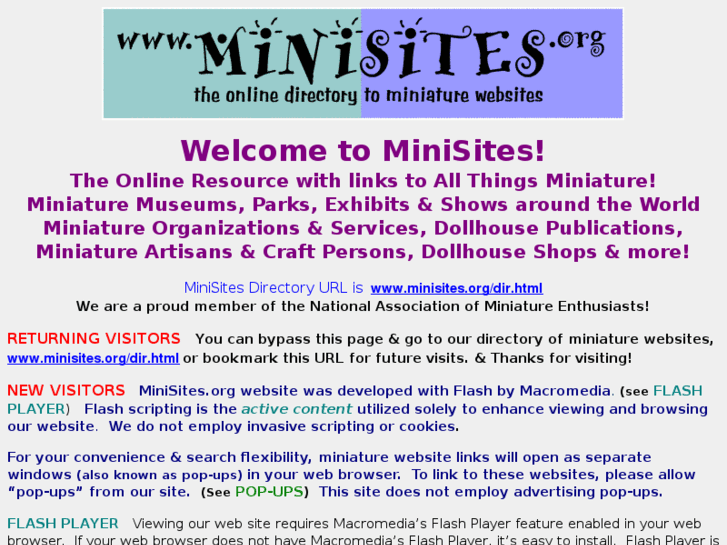 www.minisites.org