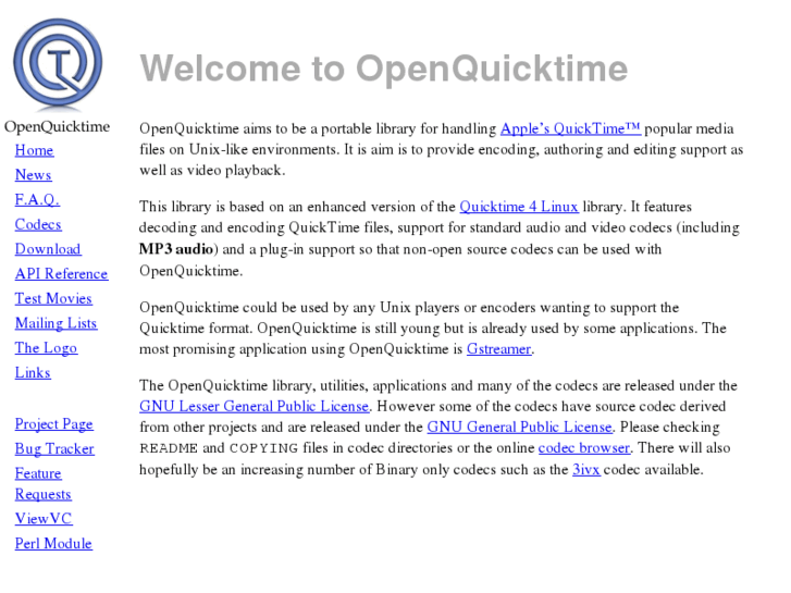 www.openquicktime.org