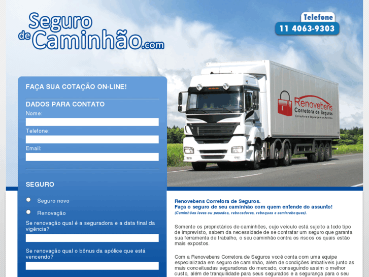 www.segurodecaminhao.com