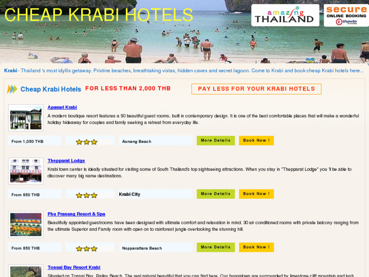 www.cheapkrabihotels.com