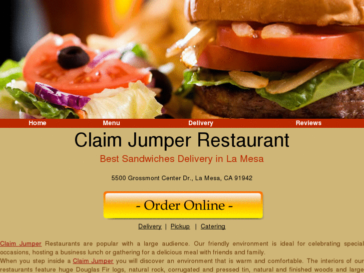 www.claimjumperdelivery.com