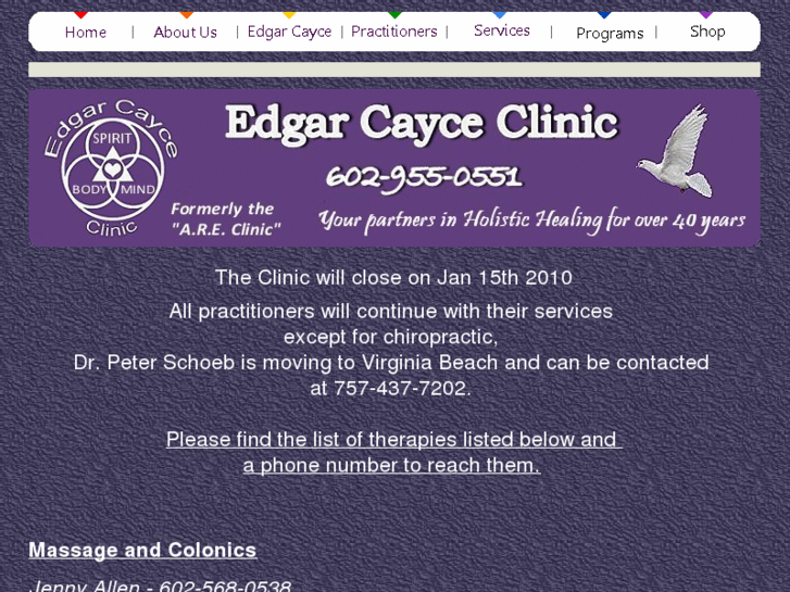 www.edgarcayceclinicaz.com