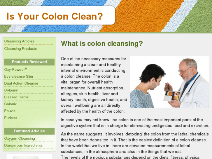 www.isyourcolonclean.com