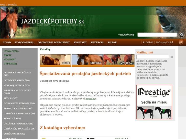 www.jazdeckepotreby.sk