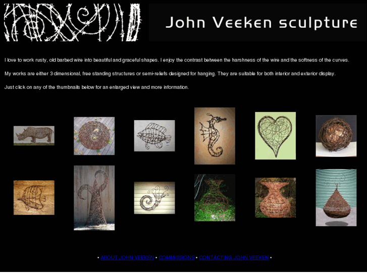 www.johnveekensculpture.com