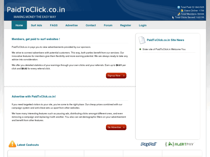 www.paidtoclick.co.in