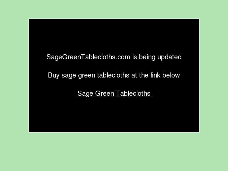 www.sagegreentablecloths.com