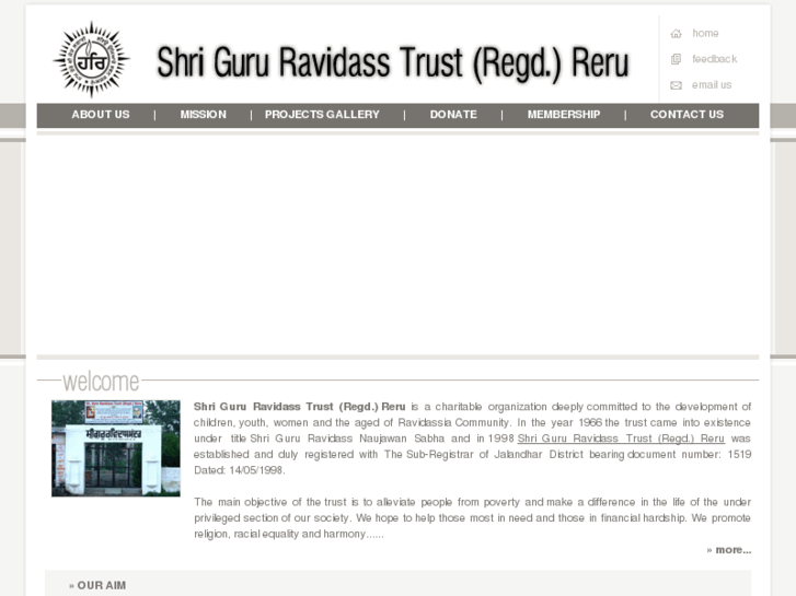 www.shrigururavidasstrust.org