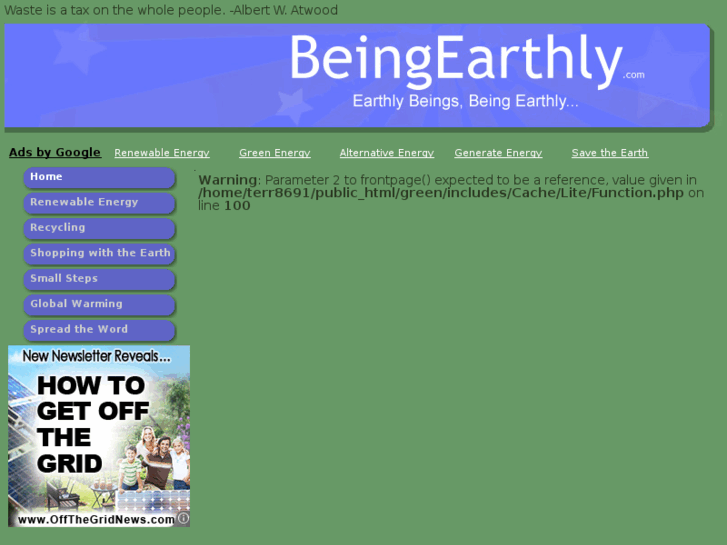 www.beingearthly.com