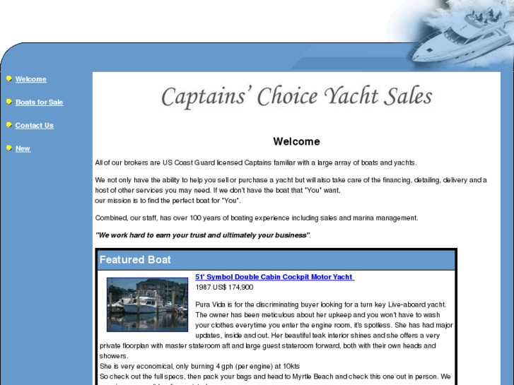 www.captainschoiceyachts.com