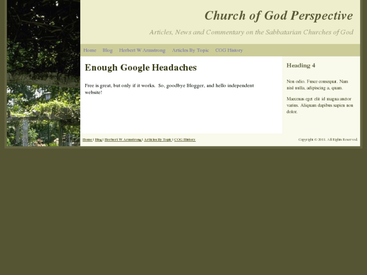 www.churchofgodperspective.org