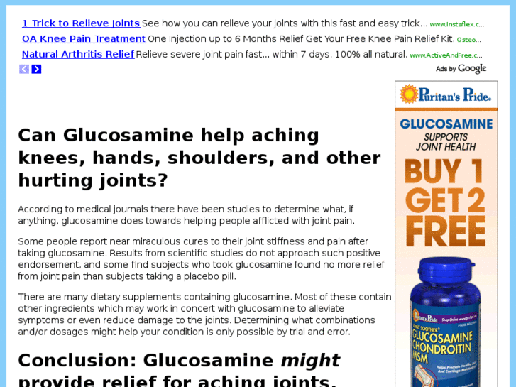 www.glucosaminejointpainrelief.com