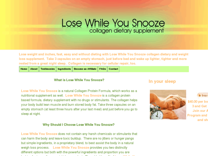 www.losewhileyousnooze.com