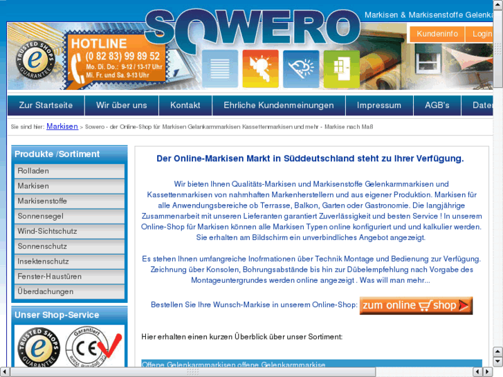 www.sowero-markisen.de