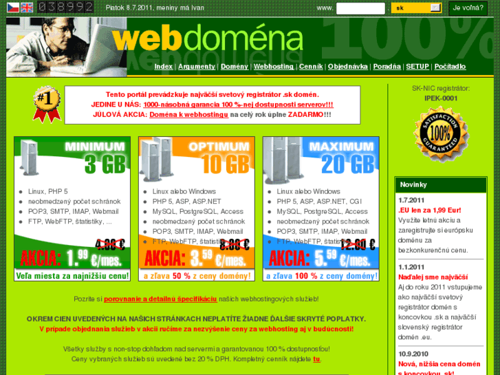 www.webdomena.sk