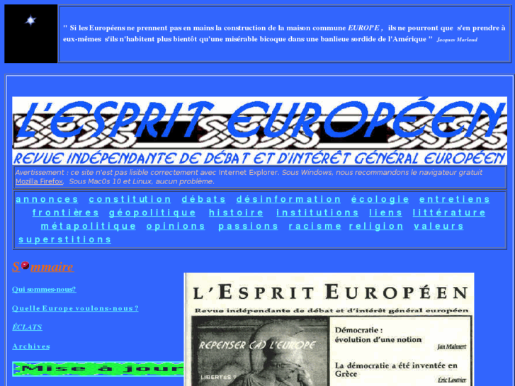 www.esprit-europeen.fr