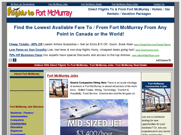 www.flightstofortmcmurray.com