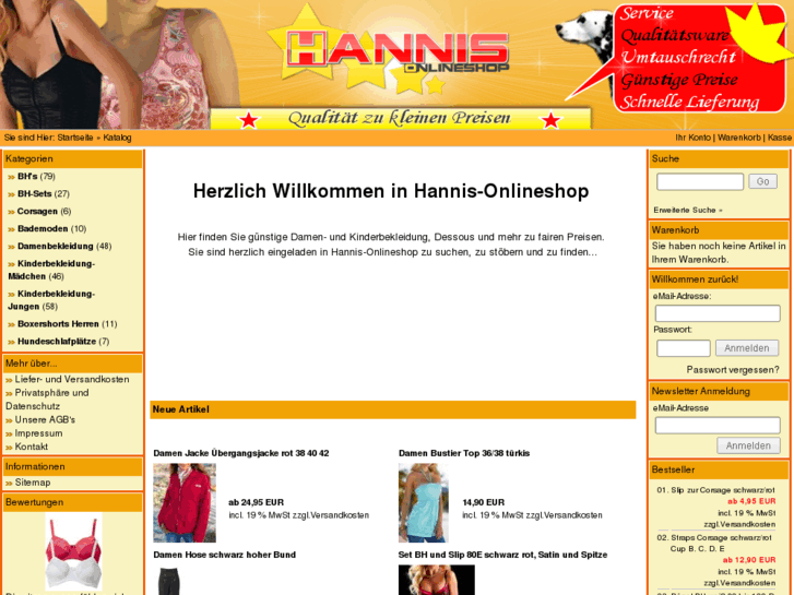 www.hannis-onlineshop.de