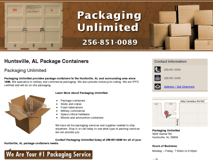 www.huntsvillepackagingunlimited.com