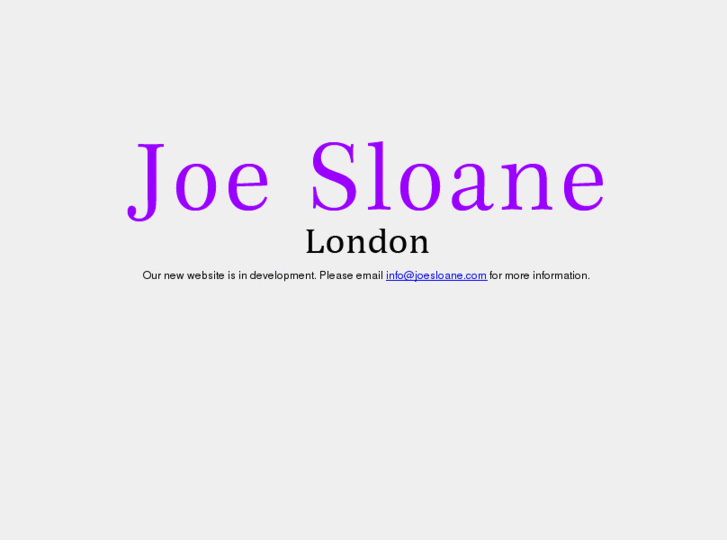 www.joesloane.com