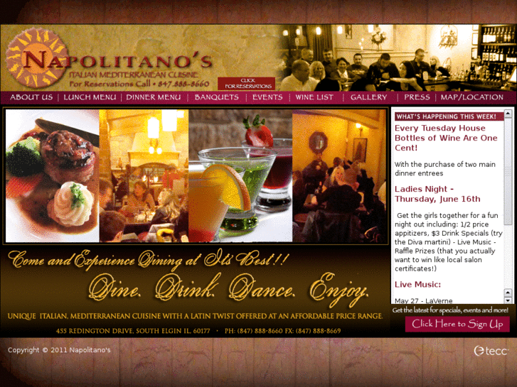 www.napolitanosrestaurant.com