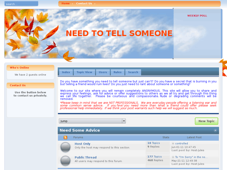 www.needtotellsomeone.com