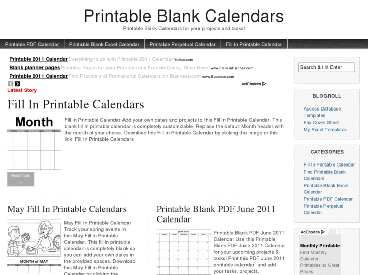 www.printableblankcalendars.net