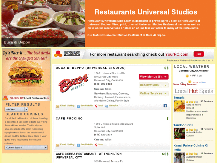 www.restaurantsuniversalstudios.com