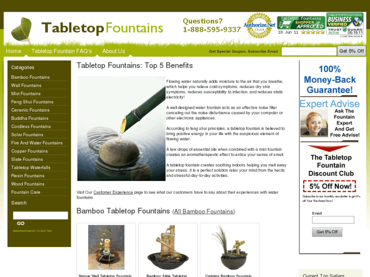 www.tabletopfountainstore.com