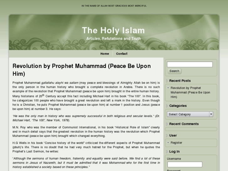 www.theholyislam.com