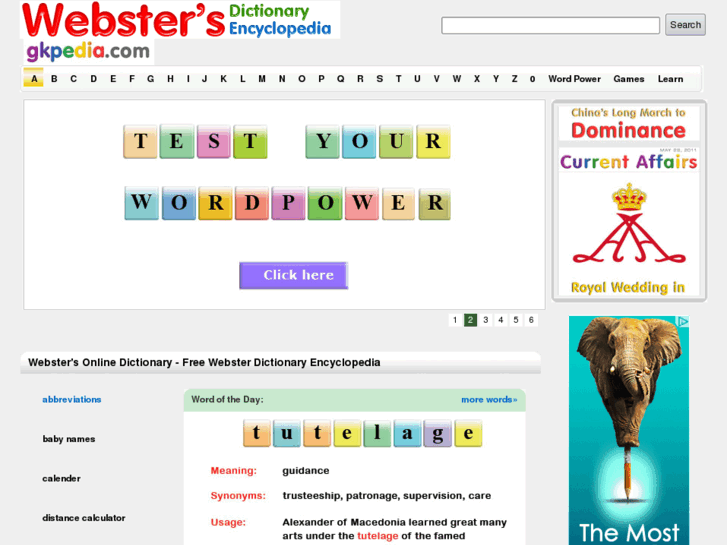 www.webstersdictionaryencyclopedia.com