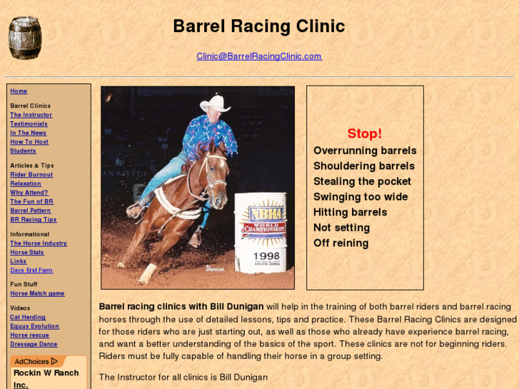 www.barrelracingclinic.com