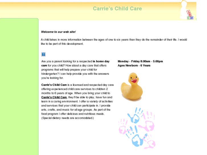 www.carrieschildcare.com