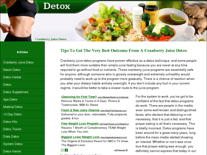 www.cranberryjuicedetox.org