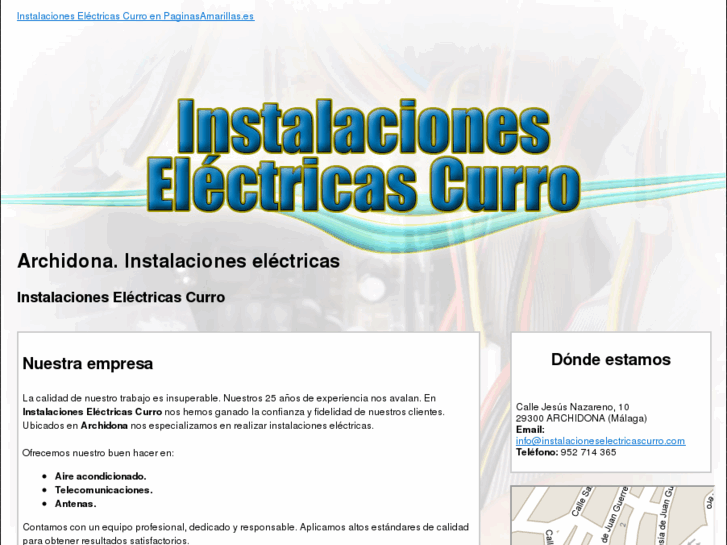 www.instalacioneselectricascurro.com