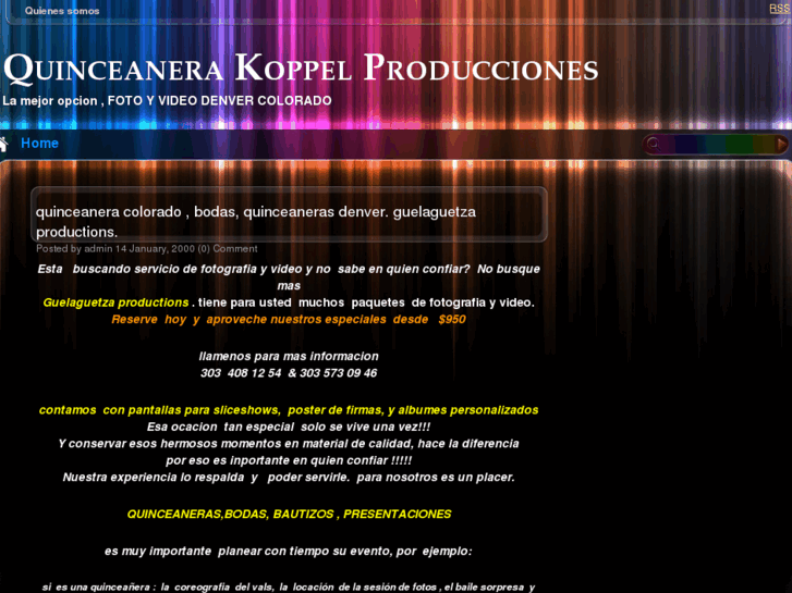 www.quinceanerakoppelproducciones.com