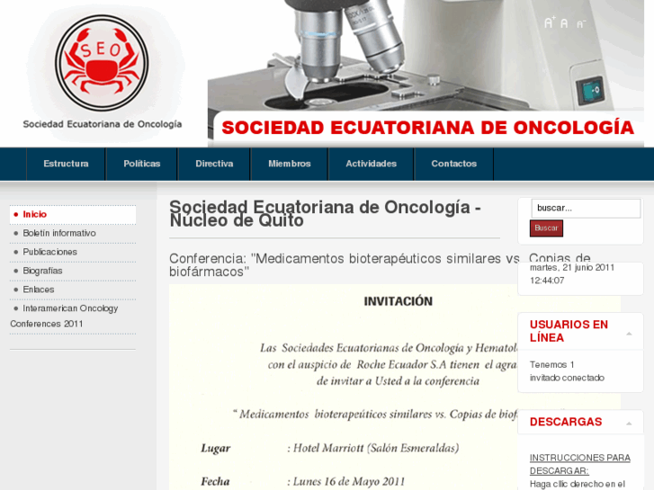 www.sociedadecuatorianadeoncologia.org