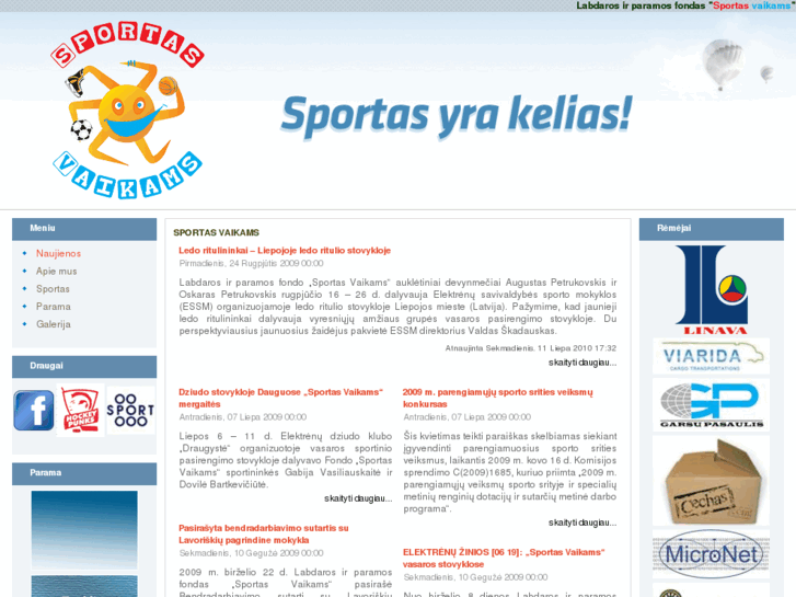 www.sportasvaikams.lt