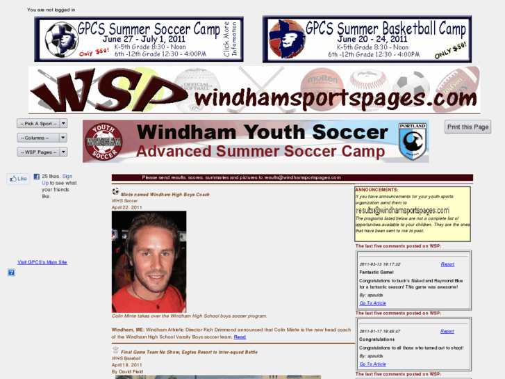 www.windhamsportspages.com