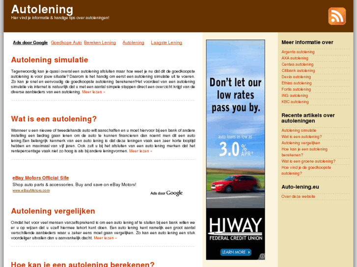 www.auto-lening.eu