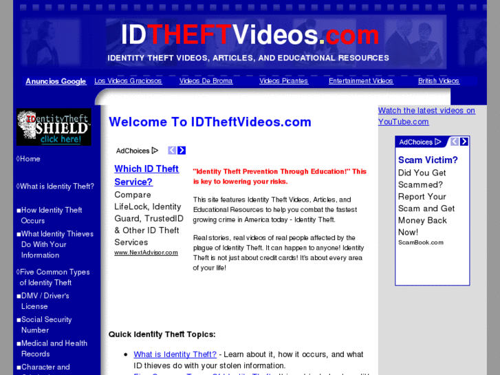 www.idtheftvideos.com